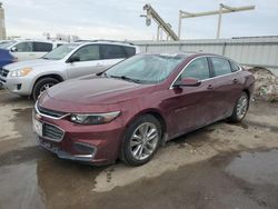 Salvage cars for sale at Kansas City, KS auction: 2016 Chevrolet Malibu LT