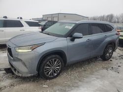 Salvage cars for sale at Wayland, MI auction: 2021 Toyota Highlander Platinum