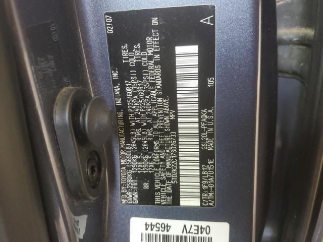 2007 Toyota Sienna XLE