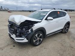 Salvage cars for sale from Copart New Braunfels, TX: 2017 Hyundai Tucson Limited