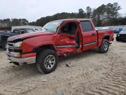 Salvage cars for sale at Seaford, DE auction: 2007 Chevrolet Silverado K1500 Classic Crew Cab