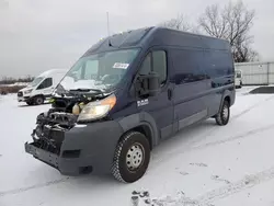 Salvage trucks for sale at Mcfarland, WI auction: 2016 Dodge RAM Promaster 2500 2500 High