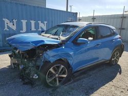 Salvage cars for sale at Ellenwood, GA auction: 2021 Hyundai Kona Limited