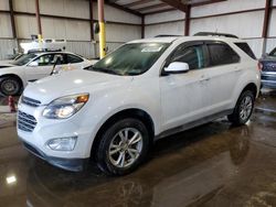 Salvage cars for sale at Pennsburg, PA auction: 2016 Chevrolet Equinox LT