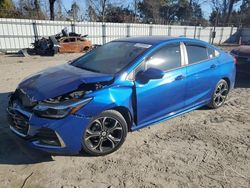 Salvage cars for sale at Hampton, VA auction: 2019 Chevrolet Cruze LT