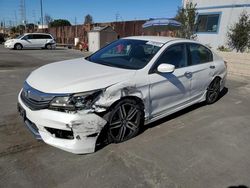 Salvage cars for sale at Wilmington, CA auction: 2017 Honda Accord Sport