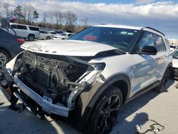 Salvage cars for sale at Spartanburg, SC auction: 2022 Ford Explorer ST