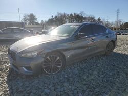 Salvage cars for sale at Mebane, NC auction: 2018 Infiniti Q50 Luxe