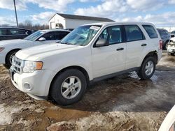 Vehiculos salvage en venta de Copart Portland, MI: 2012 Ford Escape XLS