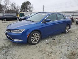 Salvage cars for sale at Mebane, NC auction: 2015 Chrysler 200 C