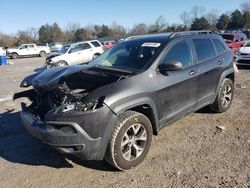 Jeep salvage cars for sale: 2016 Jeep Cherokee Trailhawk