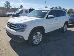 Volkswagen salvage cars for sale: 2019 Volkswagen Atlas SE