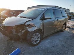 Salvage cars for sale at Cahokia Heights, IL auction: 2017 Toyota Sienna XLE