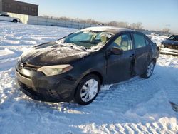 Salvage cars for sale at Kansas City, KS auction: 2015 Toyota Corolla L