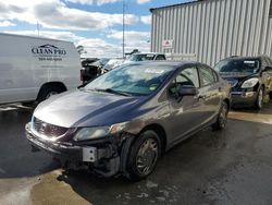 Salvage cars for sale at New Orleans, LA auction: 2014 Honda Civic LX