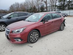 Subaru Legacy salvage cars for sale: 2019 Subaru Legacy 2.5I Premium