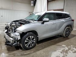 Toyota salvage cars for sale: 2021 Toyota Highlander Hybrid XLE