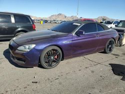 Salvage cars for sale at North Las Vegas, NV auction: 2012 BMW 650 I