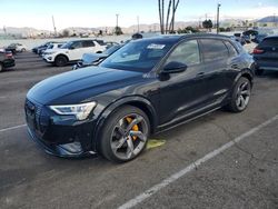 Salvage cars for sale at Van Nuys, CA auction: 2022 Audi E-TRON S Prestige