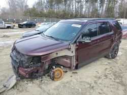 Salvage cars for sale at Waldorf, MD auction: 2019 Ford Explorer XLT