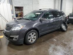 Salvage cars for sale at Ham Lake, MN auction: 2015 Chevrolet Traverse LT