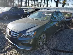 Mercedes-Benz salvage cars for sale: 2015 Mercedes-Benz E 350 4matic