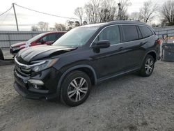 Salvage cars for sale at Gastonia, NC auction: 2017 Honda Pilot EXL