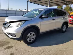 Salvage cars for sale at Sacramento, CA auction: 2015 Honda CR-V LX