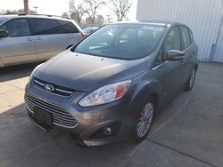 Salvage cars for sale at Sacramento, CA auction: 2014 Ford C-MAX Premium