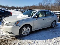 Salvage cars for sale at Ellwood City, PA auction: 2016 Subaru Legacy 2.5I