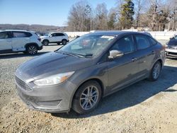 Salvage cars for sale at Concord, NC auction: 2017 Ford Focus SE