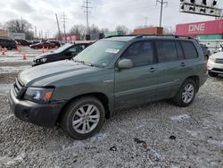 Salvage cars for sale at Columbus, OH auction: 2007 Toyota Highlander Hybrid