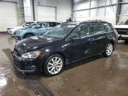 Salvage cars for sale at Ham Lake, MN auction: 2017 Volkswagen Golf Sportwagen S