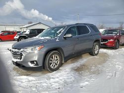 Salvage cars for sale at Pekin, IL auction: 2019 Chevrolet Traverse LT