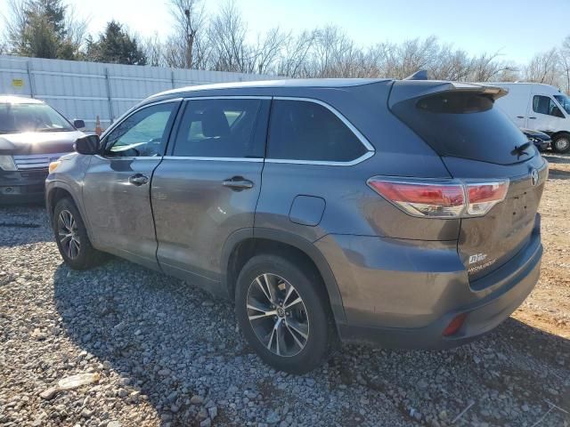 2016 Toyota Highlander XLE