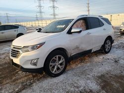 Salvage cars for sale at Elgin, IL auction: 2021 Chevrolet Equinox Premier