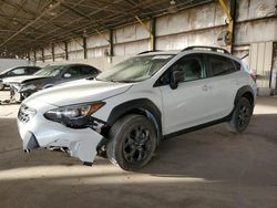 Subaru salvage cars for sale: 2021 Subaru Crosstrek Sport