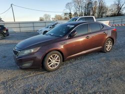 Salvage cars for sale at Gastonia, NC auction: 2013 KIA Optima LX