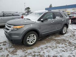 Ford Explorer salvage cars for sale: 2014 Ford Explorer XLT