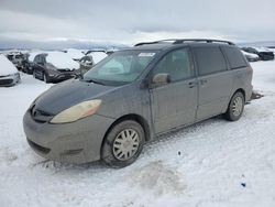 Salvage cars for sale at Helena, MT auction: 2006 Toyota Sienna CE