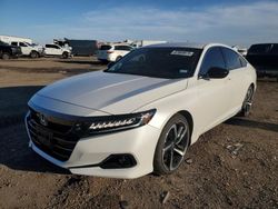 Vehiculos salvage en venta de Copart Houston, TX: 2022 Honda Accord Sport SE