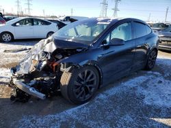 Salvage cars for sale at Elgin, IL auction: 2024 Tesla Model X