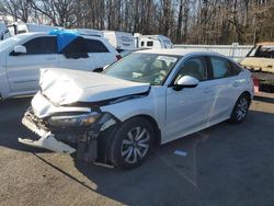 Salvage cars for sale at Glassboro, NJ auction: 2022 Honda Civic LX