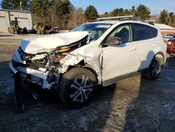 Salvage cars for sale at Mendon, MA auction: 2018 Toyota Rav4 LE