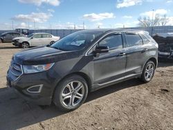 Salvage cars for sale at auction: 2018 Ford Edge Titanium