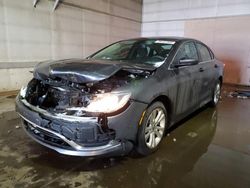 Salvage cars for sale at Portland, MI auction: 2015 Chrysler 200 Limited