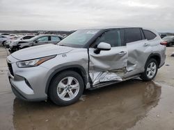 Salvage cars for sale at Grand Prairie, TX auction: 2020 Toyota Highlander L