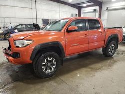 Salvage cars for sale at Avon, MN auction: 2017 Toyota Tacoma Double Cab