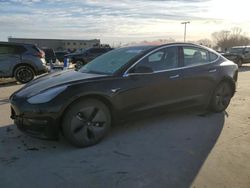 Salvage cars for sale from Copart Wilmer, TX: 2018 Tesla Model 3