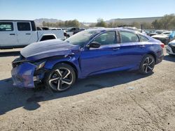 Salvage cars for sale at Las Vegas, NV auction: 2022 Honda Accord Sport